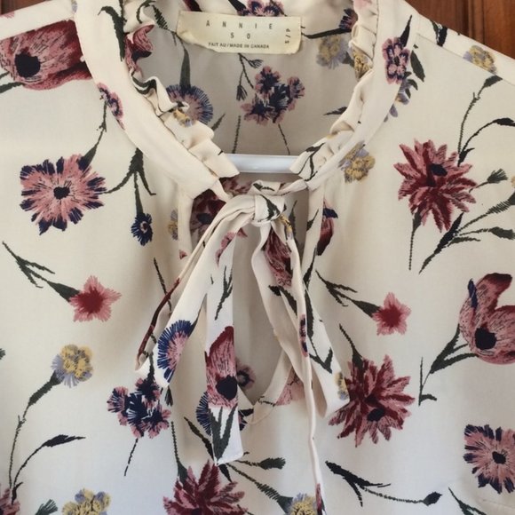 Annie 50 floral blouse - S - boho / french style - Picture 3 of 5